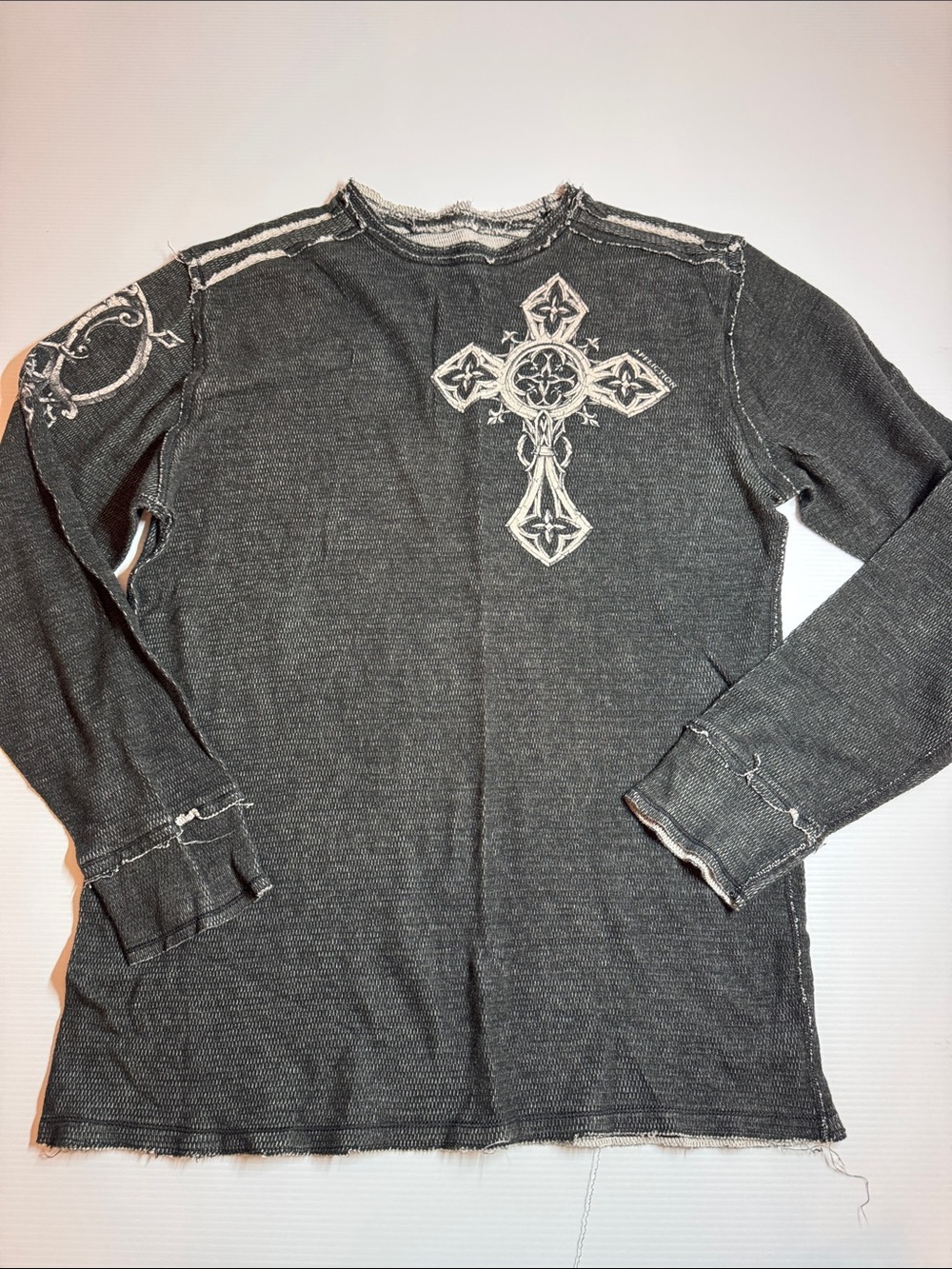 Men’s reversible long sleeve T by Affliction
